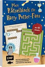 Kartonierter Einband (Kt) Mein zauberhafter Rätselblock für Harry Potter-Fans  Finde die Eule! von 