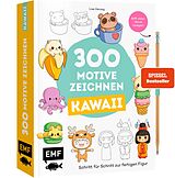 Kartonierter Einband 300 Motive zeichnen - Kawaii von Lise Herzog