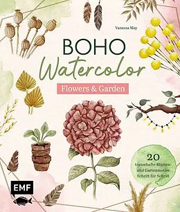 E-Book (epub) Boho Watercolor  Flowers & Garden von Vanessa May