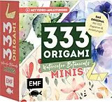 Kartonierter Einband 333 Origami Minis  Watercolor Botanicals von 