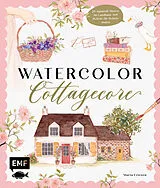 Fester Einband Watercolor Cottagecore von Maria Friesen