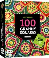 Kartonierter Einband Musterbibel Granny Squares: Häkelzauber in 3D-Optik von Diana Krenz