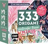 Kartonierter Einband 333 Origami Minis  Watercolor Fauna von 