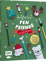 Fester Einband Amigurumi Pen Friends Colorful Christmas von Elham Ghasemi