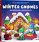 Kartonierter Einband Cozy Coloring Winter Gnomes von Coloring Book Cafe