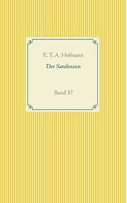 Kartonierter Einband Der Sandmann von E. T. A. Hofmann