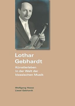 Fester Einband Lothar Gebhardt von Wolfgang Hesse, Liesel Gebhardt