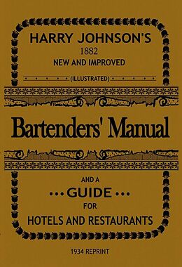 eBook (epub) Bartenders' Manual de Harry Johnson