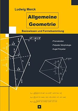 Kartonierter Einband Allgemeine Geometrie von Ludwig Merck