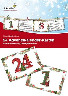 Textkarten / Symbolkarten 24 Adventskalender-Karten (KS) von Chantal Daniela Horst