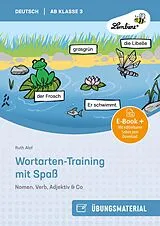 E-Book (pdf) Wortarten-Training mit Spaß - Nomen, Verb, von Ruth Alef