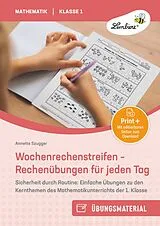 Set mit div. Artikeln (Set) Wochenrechenstreifen - Rechenübungen für jeden Tag von Annette Szugger