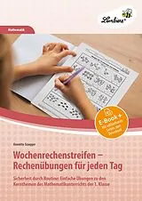 E-Book (pdf) Wochenrechenstreifen - Rechenübungen für jeden Tag von Annette Szugger