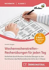 Set mit div. Artikeln (Set) Wochenrechenstreifen - Rechenübungen für jeden Tag von Annette Szugger