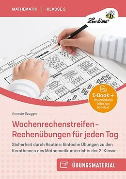 E-Book (pdf) Wochenrechenstreifen - Rechenübungen für jeden Tag von Annette Szugger