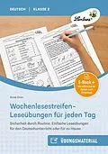 E-Book (pdf) Wochenlesestreifen - Leseübungen für jeden Tag von Anne Grün