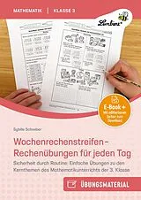 E-Book (pdf) Wochenrechenstreifen - Rechenübungen für jeden Tag von Sybille Schreiber