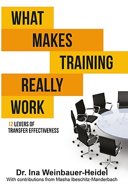 Couverture cartonnée WHAT MAKES TRAINING REALLY WORK de Masha Ibeschitz-Manderbach, Ina Weinbauer-Heidel