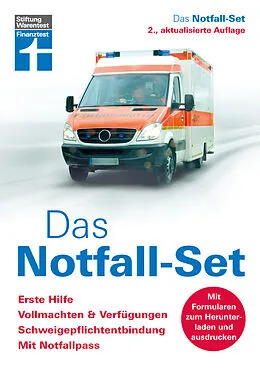 E-Book (pdf) Das Notfall-Set - Ratgeber von Stiftung Warentest - Im Ernstfall gut vorbereitet von Marcus von Jordan, Dr. med. Jessica Braun