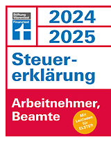 Kartonierter Einband Steuererklärung 2024/2025 - Arbeitnehmer, Beamte von Udo Reuß