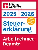 Kartonierter Einband Steuererklärung 2025/2026 - Arbeitnehmer, Beamte von Udo Reuß