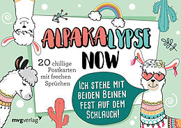 Postkartenbuch/Postkartensatz Alpakalypse now  20 chillige Postkarten mit frechen Sprüchen von 