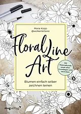 Fester Einband Floral Line Art von Maria Kopp