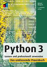Fester Einband Python 3 von Michael Weigend