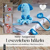 Fester Einband Amigurumi-Lesezeichen häkeln von Manuela Ballack