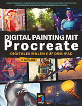 Kartonierter Einband Digital Painting mit Procreate 5.3 von Simone Grünewald, Dominik Mayer, Izzy Burton
