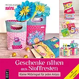 Fester Einband Geschenke nähen aus Stoffresten von Michaela Buntiful