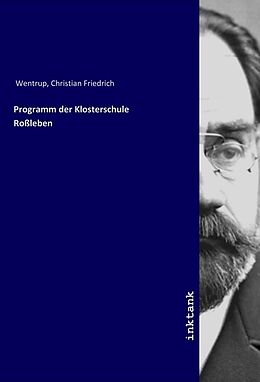 Kartonierter Einband Programm der Klosterschule Roßleben von Christian Friedrich Wentrup