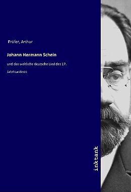 Kartonierter Einband Johann Hermann Schein von Arthur Prüfer
