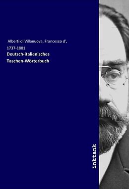 Kartonierter Einband Deutsch-italienisches Taschen-Wörterbuch von Francesco D' Alberti Di Villanuova