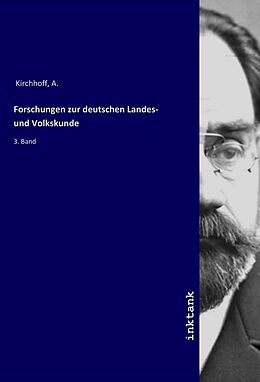 Kartonierter Einband Forschungen zur deutschen Landes- und Volkskunde von Franz Xaver Ritter von Marchland Krones