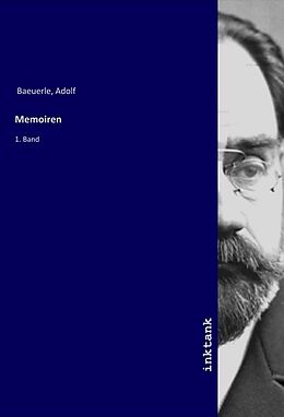 Kartonierter Einband Memoiren von Adolf Baeuerle