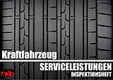 Kartonierter Einband KFZ Serviceheft Scheckheft Inspektionsheft Wartungsheft - Car inspection booklet von Uwe H. Sültz