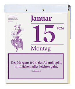 Kalender Kalender Orientierungshilfe 2024, Block mit Aufhängung weiß von Vincentz Network GmbH&Co.KG
