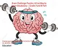 E-Book (epub) Brain Challenge Puzzles: A Fun Way to Learn Vocabulary - Grade 7 and 8 Part 3 von Dr. Jennifer Agard