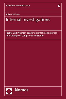 E-Book (pdf) Internal Investigations von Robert Wilkens