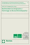 E-Book (pdf) Rechtsmittel im Zivilprozess - Hommage an Bruno Rimmelspacher von 