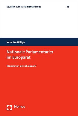 E-Book (pdf) Nationale Parlamentarier im Europarat von Veronika Ohliger