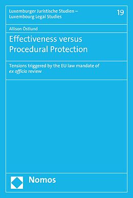 E-Book (pdf) Effectiveness versus Procedural Protection von Allison Östlund