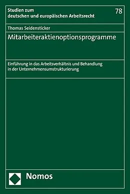 E-Book (pdf) Mitarbeiteraktienoptionsprogramme von Thomas Seidensticker