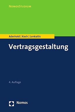 E-Book (pdf) Vertragsgestaltung von Lutz Aderhold, Raphael Koch, Karlheinz Lenkaitis