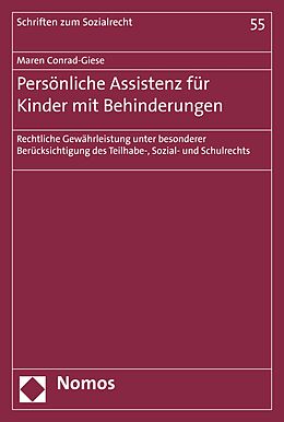 E-Book (pdf) Persönliche Assistenz für Kinder mit Behinderungen von Maren Conrad-Giese