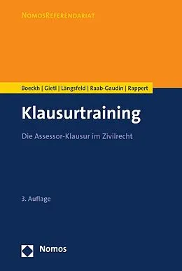E-Book (pdf) Klausurtraining von Walter Boeckh, Andreas Gietl, Alexander M.H. Längsfeld