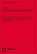 E-Book (pdf) Vorhabenplanung durch Gesetz von Jan Ziekow