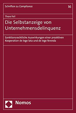 E-Book (pdf) Die Selbstanzeige von Unternehmensdelinquenz von Thore Feil