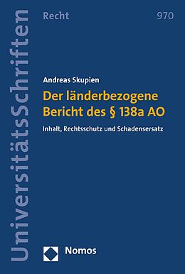E-Book (pdf) Der länderbezogene Bericht des § 138a AO von Andreas Skupien